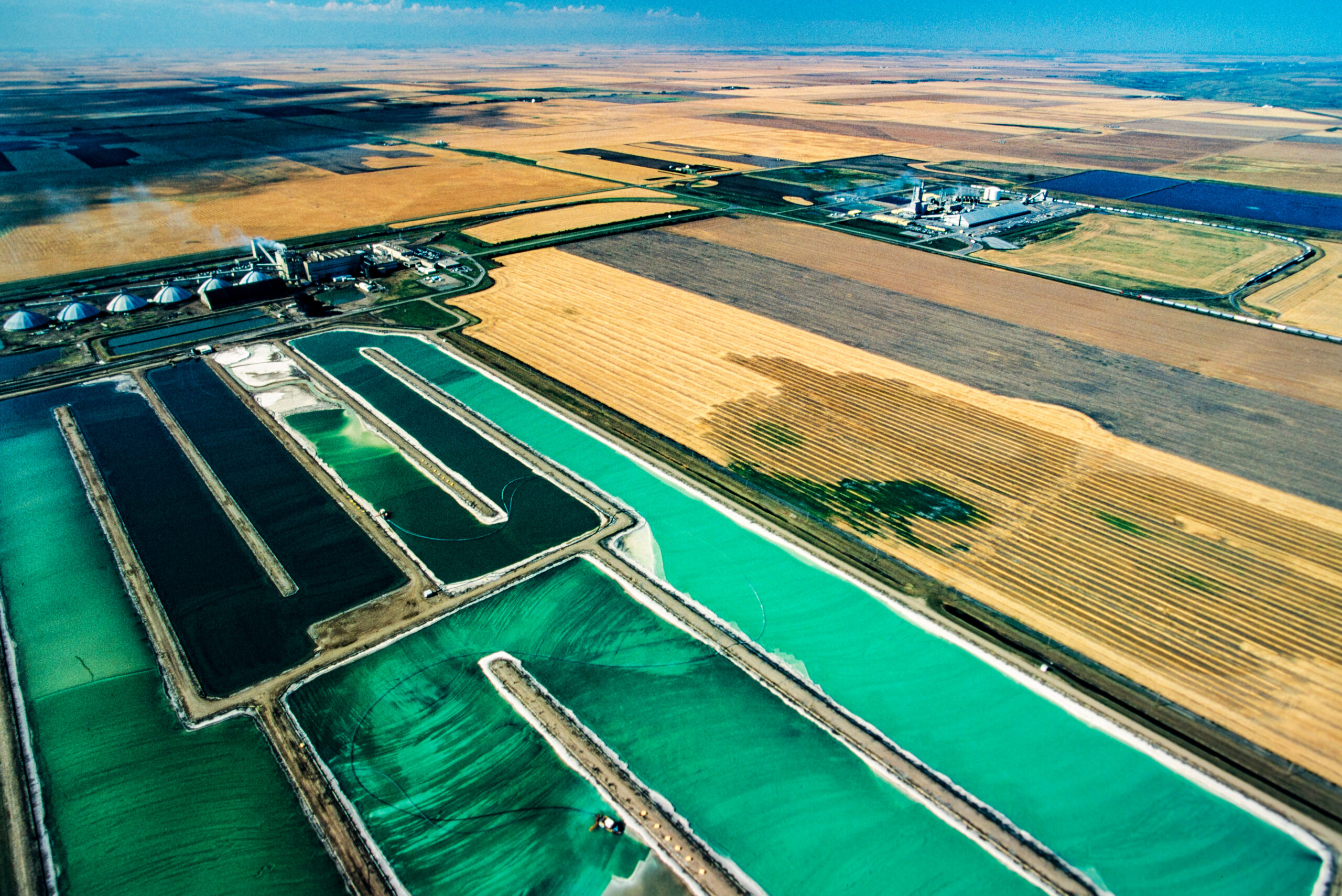 Aerial,Of,Potash,Mine,,Belle,Plaine,,Saskatchewan,,Canada